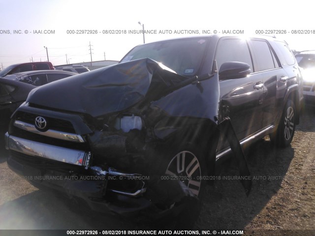 JTEBU5JR3G5351954 - 2016 TOYOTA 4RUNNER SR5 PREM/LTDL/TRAIL/TRD ნაცრისფერი ფოტო 2