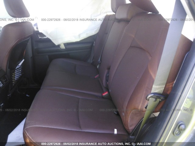 JTEBU5JR3G5351954 - 2016 TOYOTA 4RUNNER SR5 PREM/LTDL/TRAIL/TRD ნაცრისფერი ფოტო 8