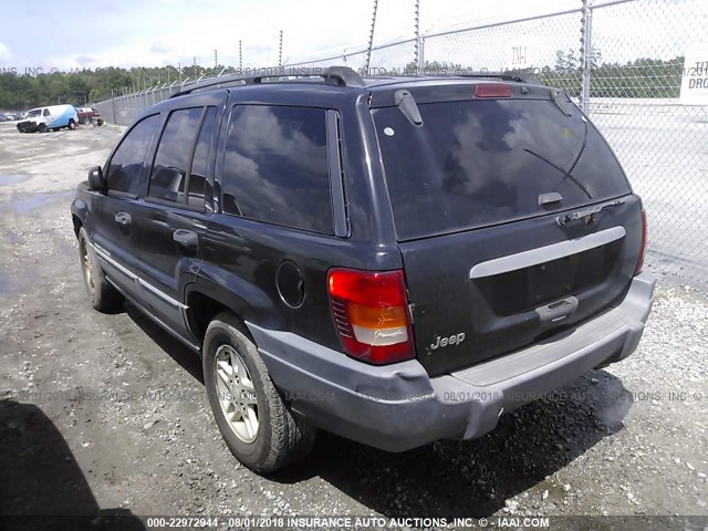 1J4GX48N74C435713 - 2004 JEEP GRAND CHEROKEE LAREDO/COLUMBIA/FREEDOM BLACK photo 3