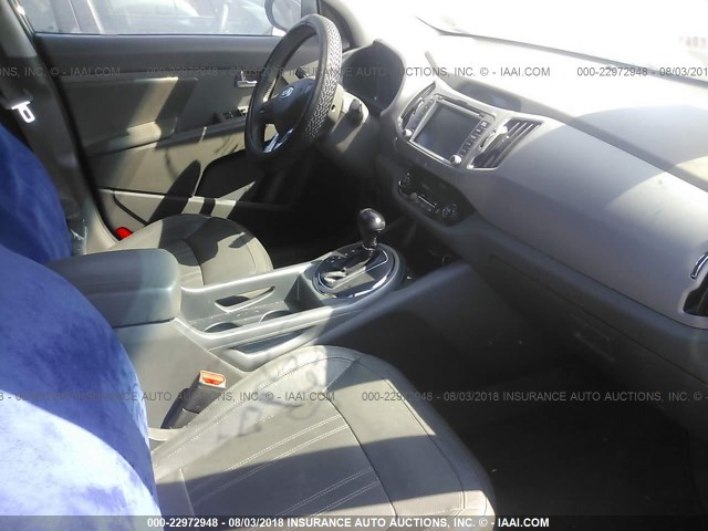 KNDPC3A2XC7305086 - 2012 KIA SPORTAGE EX ლურჯი ფოტო 5