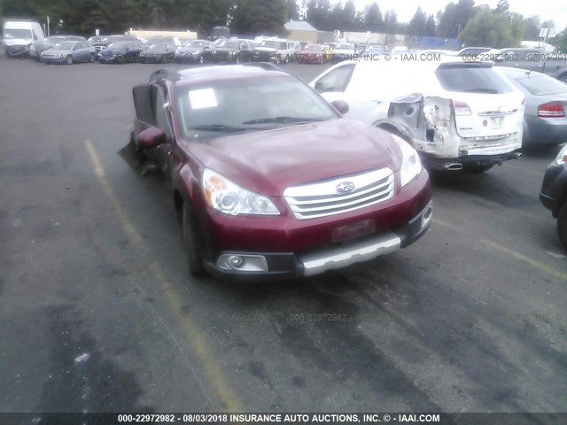 4S4BRDKC0C2261923 - 2012 SUBARU OUTBACK 3.6R LIMITED RED photo 1