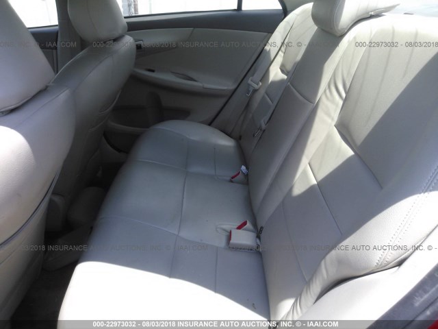 JTDBL40E799051376 - 2009 TOYOTA COROLLA LE/XLE RED photo 8