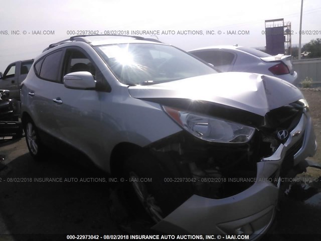 KM8JU3ACXCU376491 - 2012 HYUNDAI TUCSON GLS/LIMITED SILVER photo 1