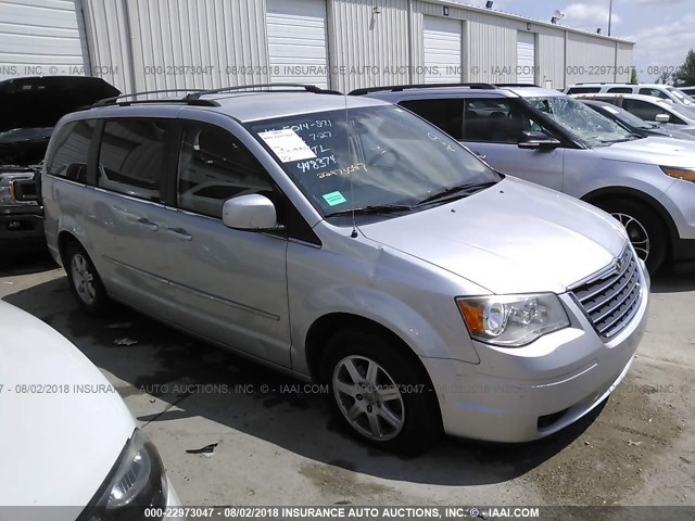 2A4RR8DX4AR448374 - 2010 CHRYSLER TOWN & COUNTRY TOURING PLUS SILVER photo 1