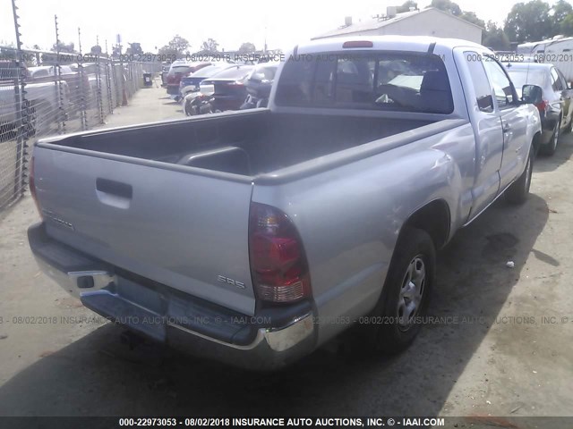 5TETX22NX8Z506346 - 2008 TOYOTA TACOMA ACCESS CAB Сұр фото 4