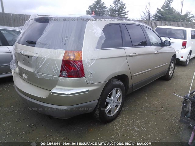 2C4GM68435R550447 - 2005 CHRYSLER PACIFICA TOURING GOLD photo 4