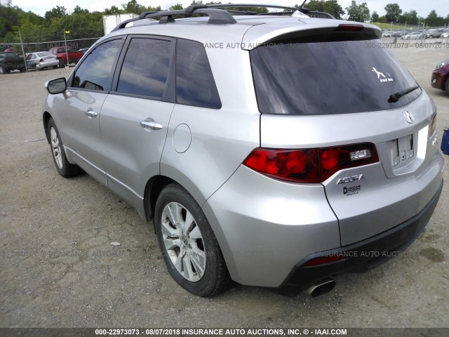 5J8TB1H53BA005916 - 2011 ACURA RDX TECHNOLOGY SILVER photo 3