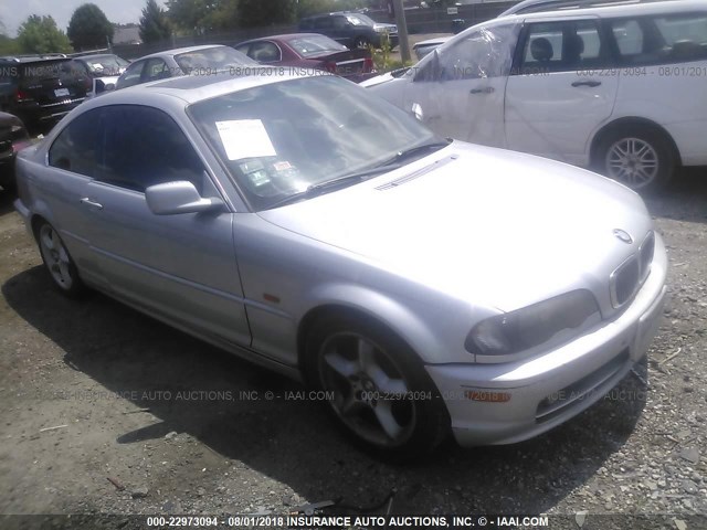 WBABM3341YJN61985 - 2000 BMW 323 CI SILVER photo 1