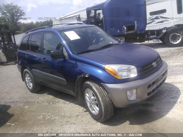 JTEGH20V520076083 - 2002 TOYOTA RAV4 BLUE photo 1