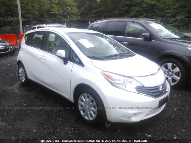 3N1CE2CP4EL382985 - 2014 NISSAN VERSA NOTE S/S PLUS/SV/SL WHITE photo 1