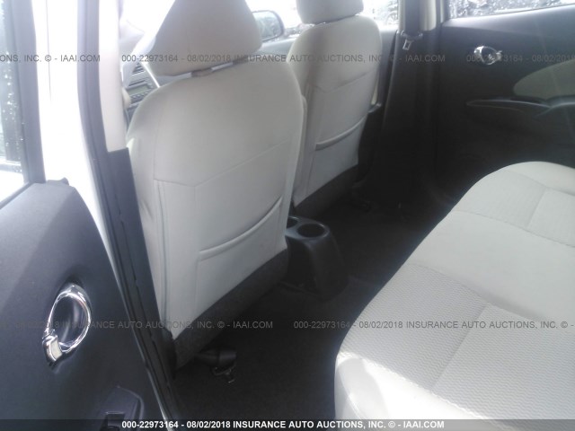 3N1CE2CP4EL382985 - 2014 NISSAN VERSA NOTE S/S PLUS/SV/SL WHITE photo 8