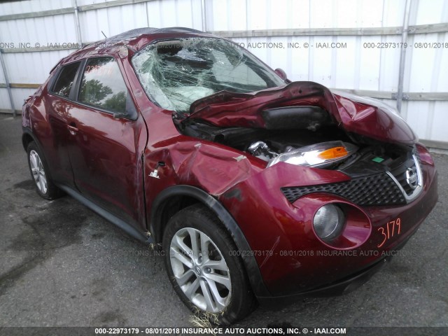 JN8AF5MV9DT227167 - 2013 NISSAN JUKE S/SV/SL RED photo 1