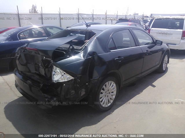 3FADP0L36AR127720 - 2010 FORD FUSION HYBRID BLACK photo 4