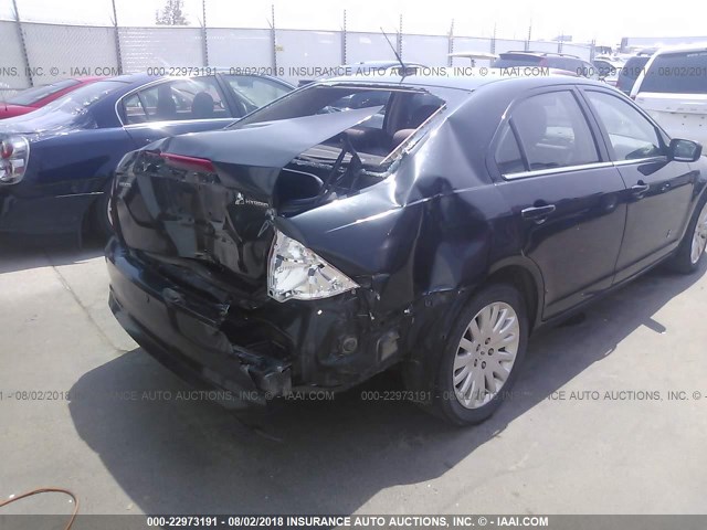 3FADP0L36AR127720 - 2010 FORD FUSION HYBRID BLACK photo 6