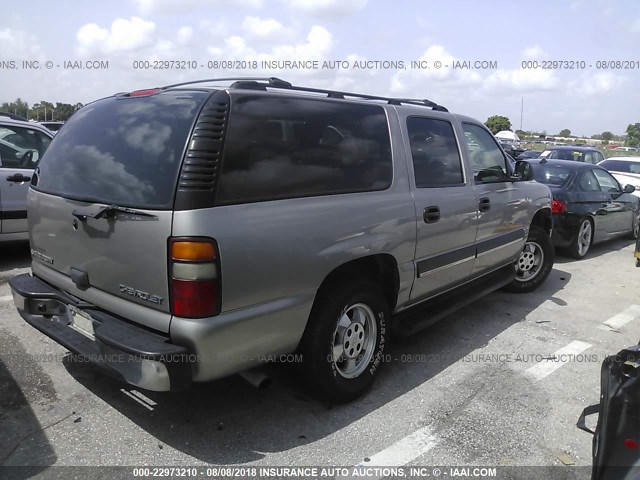 1GNEC16Z33J132961 - 2003 CHEVROLET SUBURBAN C1500 TAN photo 4