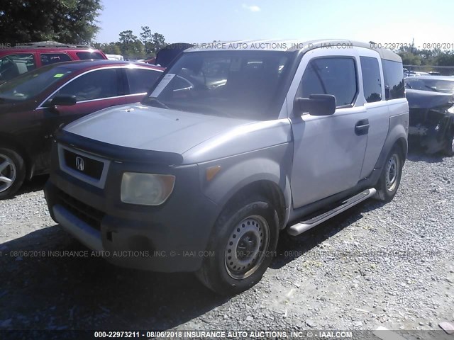 5J6YH18304L009733 - 2004 HONDA ELEMENT LX SILVER photo 2