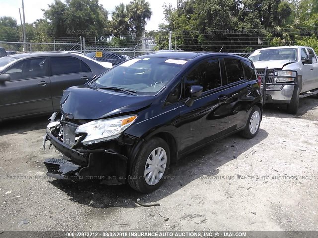 3N1CE2CP5GL385266 - 2016 NISSAN VERSA NOTE S/S PLUS/SV/SL/SR BLACK photo 2