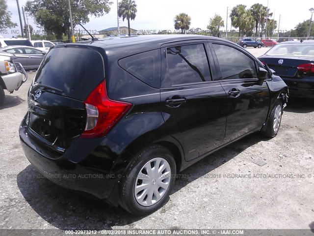 3N1CE2CP5GL385266 - 2016 NISSAN VERSA NOTE S/S PLUS/SV/SL/SR BLACK photo 4