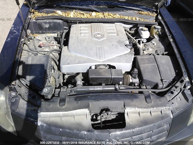 1G6DM57T770188757 - 2007 CADILLAC CTS BLACK photo 10