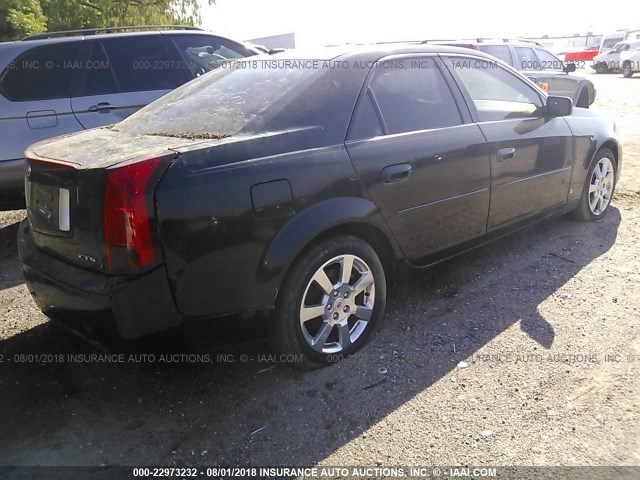 1G6DM57T770188757 - 2007 CADILLAC CTS BLACK photo 4