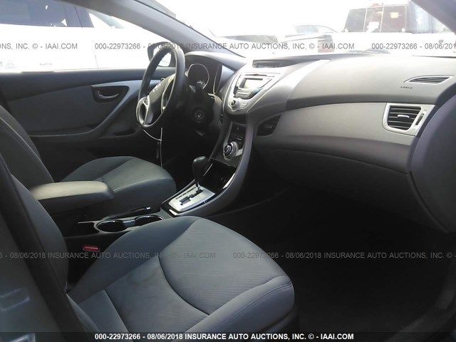 KMHDH4AE4CU324735 - 2012 HYUNDAI ELANTRA GLS/LIMITED GRAY photo 5