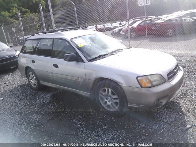 4S3BH675036615056 - 2003 SUBARU LEGACY OUTBACK AWP GRAY photo 1