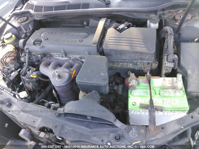 4T1BE46K27U036877 - 2007 TOYOTA CAMRY NEW GENERAT CE/LE/XLE/SE BLACK photo 10