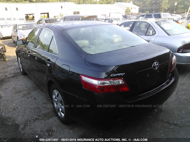 4T1BE46K27U036877 - 2007 TOYOTA CAMRY NEW GENERAT CE/LE/XLE/SE BLACK photo 3