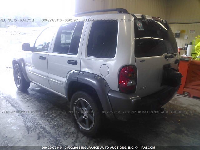 1J4GK48K33W710642 - 2003 JEEP LIBERTY SPORT/FREEDOM ვერცხლისფერი ფოტო 3