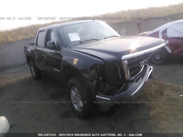 3GTU2WE22BG343609 - 2011 GMC SIERRA K1500 SLT BLACK photo 1