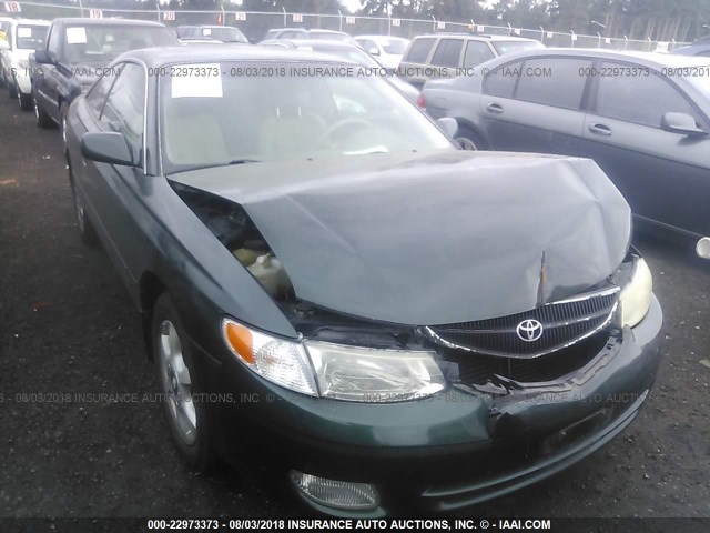 2T1CF28P81C525534 - 2001 TOYOTA CAMRY SOLARA SE/SLE მწვანე ფოტო 1