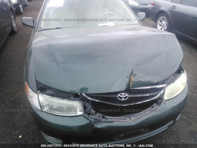 2T1CF28P81C525534 - 2001 TOYOTA CAMRY SOLARA SE/SLE მწვანე ფოტო 6
