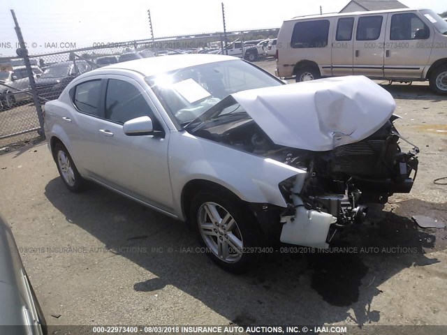 1B3BD1FB9BN526341 - 2011 DODGE AVENGER MAINSTREET SILVER photo 1