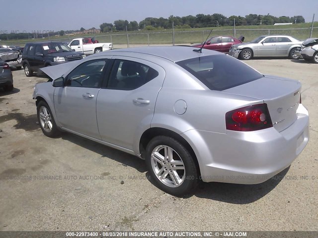 1B3BD1FB9BN526341 - 2011 DODGE AVENGER MAINSTREET SILVER photo 3