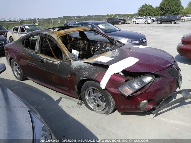 2G2WS522441117434 - 2004 PONTIAC GRAND PRIX GT2 BURGUNDY photo 1