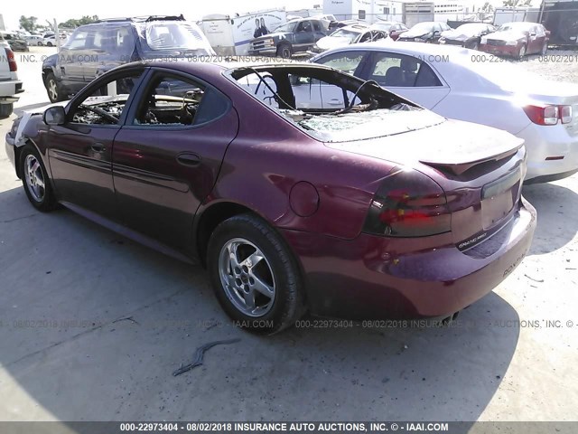 2G2WS522441117434 - 2004 PONTIAC GRAND PRIX GT2 BURGUNDY photo 3