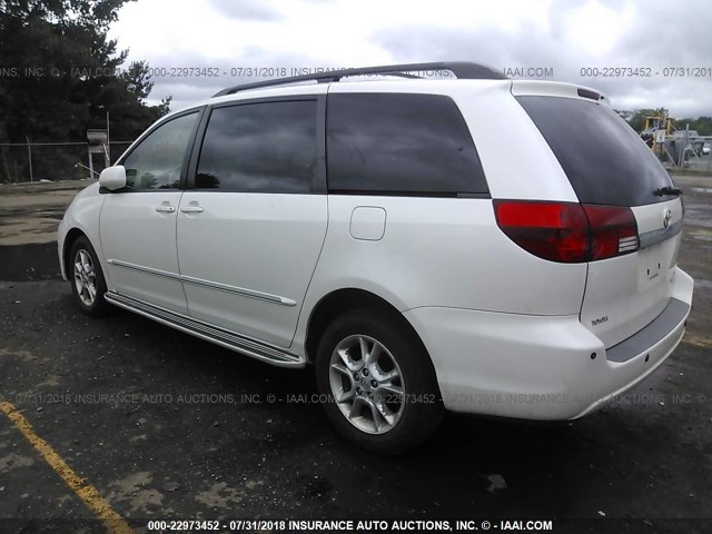 5TDBA22C05S047414 - 2005 TOYOTA SIENNA XLE/XLE LIMITED WHITE photo 3