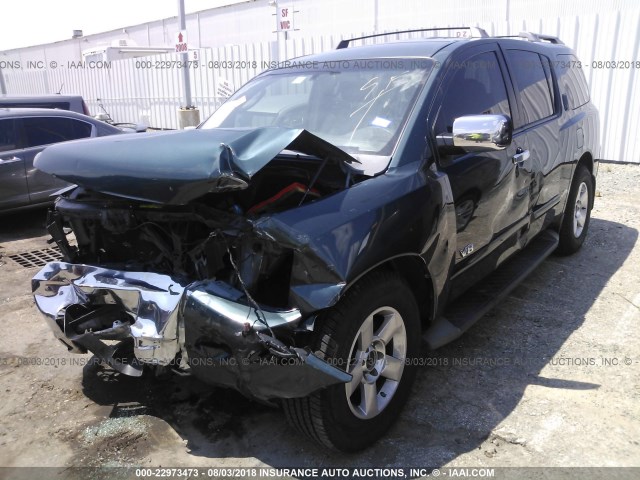 5N1AA08A46N722612 - 2006 NISSAN ARMADA SE/LE GREEN photo 2