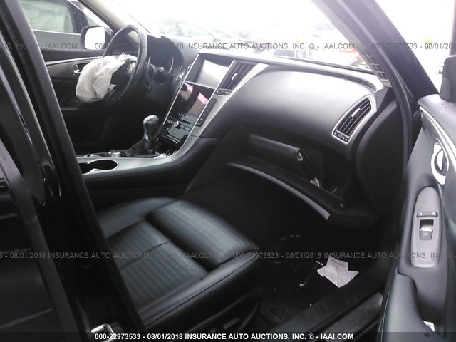 JN1BV7AP3FM351536 - 2015 INFINITI Q50 PREMIUM/SPORT BLACK photo 5