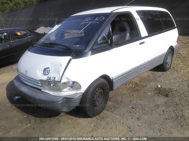 JT3AC11R8P1080770 - 1993 TOYOTA PREVIA DX WHITE photo 2