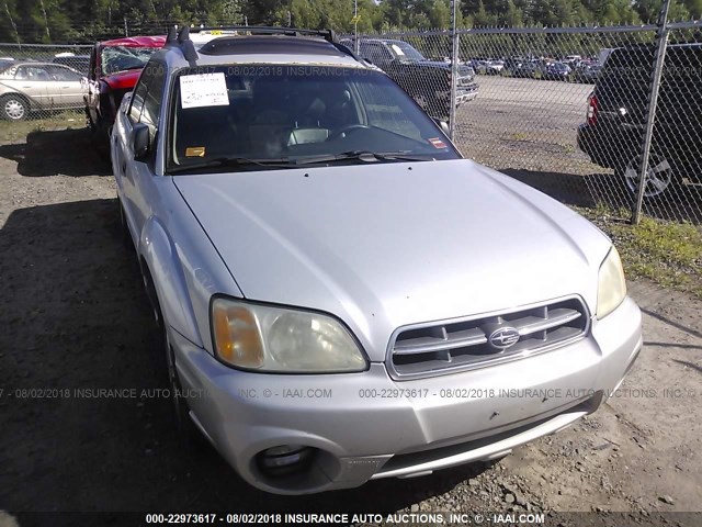 4S4BT62C566100204 - 2006 SUBARU BAJA SPORT SILVER photo 6