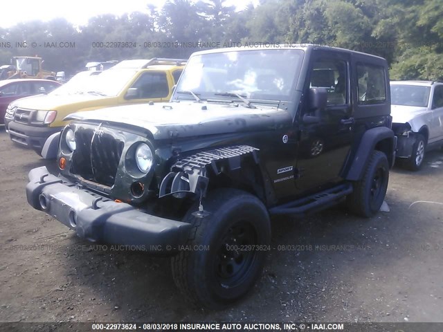 1J4AA2D17AL109307 - 2010 JEEP WRANGLER SPORT 绿色 照片 2