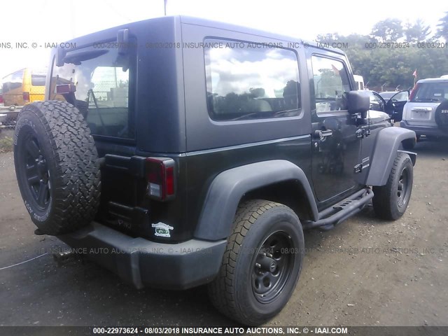 1J4AA2D17AL109307 - 2010 JEEP WRANGLER SPORT 绿色 照片 4