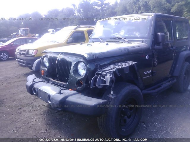 1J4AA2D17AL109307 - 2010 JEEP WRANGLER SPORT GREEN photo 6