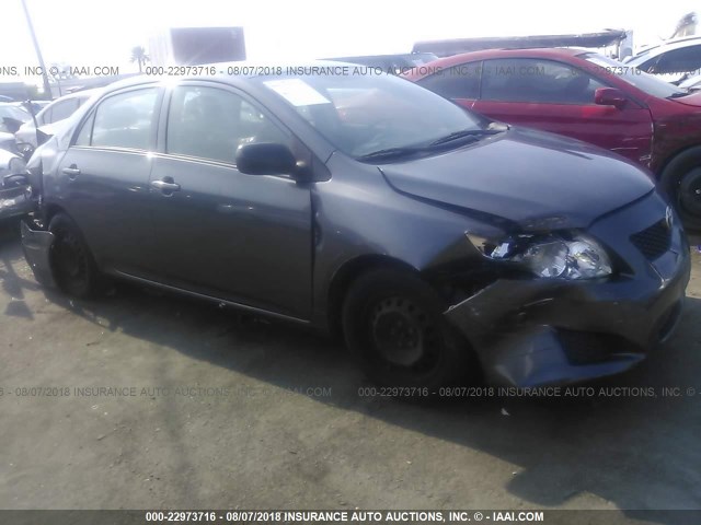 JTDBL40E599081282 - 2009 TOYOTA COROLLA LE/XLE GRAY photo 1
