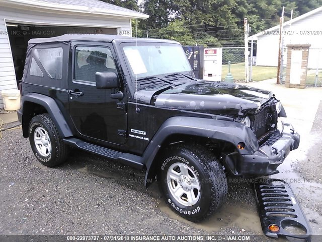 1C4AJWAG4DL558695 - 2013 JEEP WRANGLER SPORT 黑色 照片 1