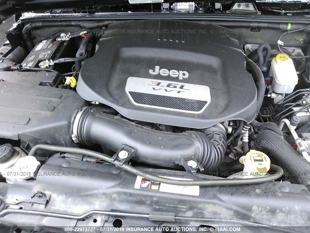 1C4AJWAG4DL558695 - 2013 JEEP WRANGLER SPORT 黑色 照片 10