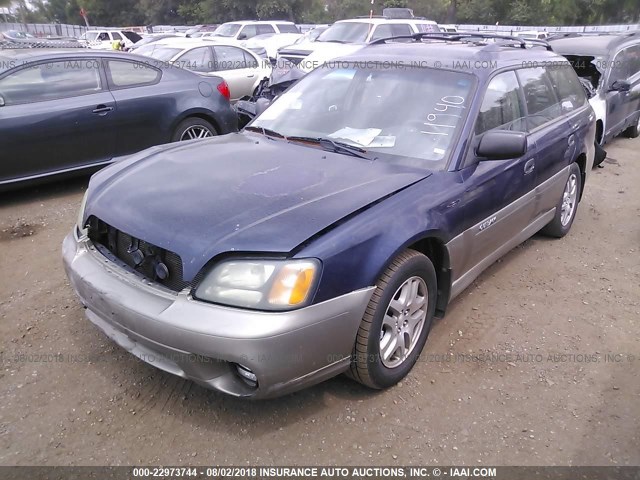 4S3BH675647635310 - 2004 SUBARU LEGACY OUTBACK AWP 蓝色 照片 2