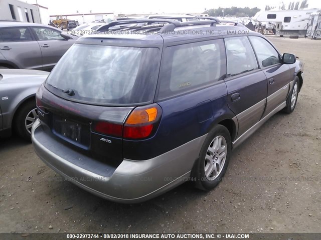 4S3BH675647635310 - 2004 SUBARU LEGACY OUTBACK AWP 蓝色 照片 4