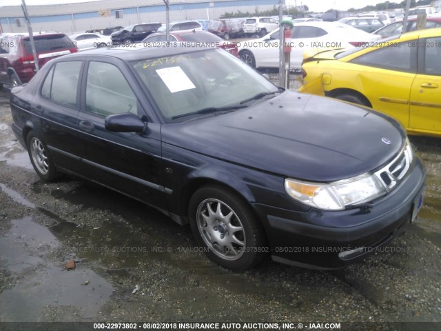 YS3ED48E713052414 - 2001 SAAB 9-5 BLUE photo 1